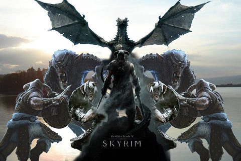 Poster Skyrim - Games