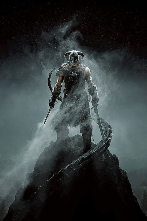 Poster Dovahkiin - Skyrim - Games