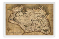 Poster Skyrim - Mapa - Games