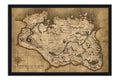 Poster Skyrim - Mapa - Games