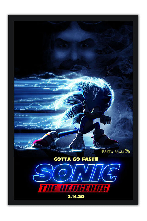 Poster Sonic - Filmes - Infantis 