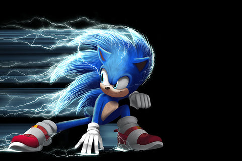 Poster Sonic - Filmes - Infantis 