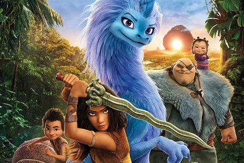 Poster Raya e o Último Dragão - Raya and the Last Dragon - Filmes - Infantil