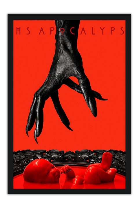 Poster American Horror Story - Apocalypse - História de Horror Americana - AHS - Séries
