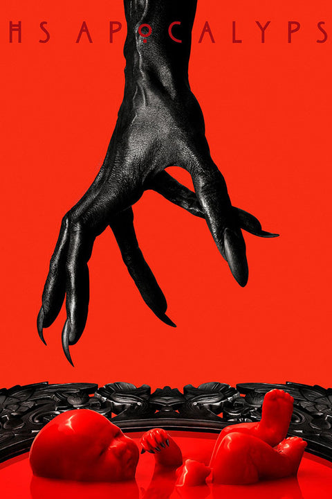 Poster American Horror Story - Apocalypse - História de Horror Americana - AHS - Séries