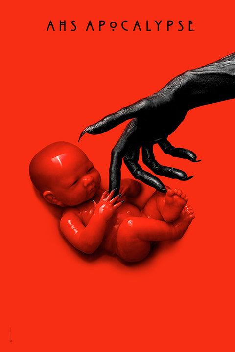 Poster American Horror Story - Apocalypse - História de Horror Americana - AHS - Séries