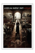 Poster American Horror Story - Asylum - História de Horror Americana - AHS - Séries