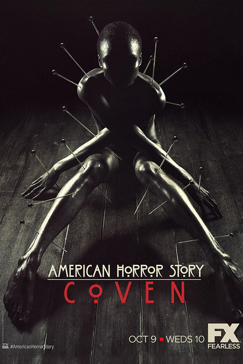 Poster American Horror Story - Coven - História de Horror Americana - AHS - Séries