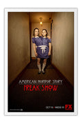 Poster American Horror Story - Freak Show - História de Horror Americana - AHS - Séries