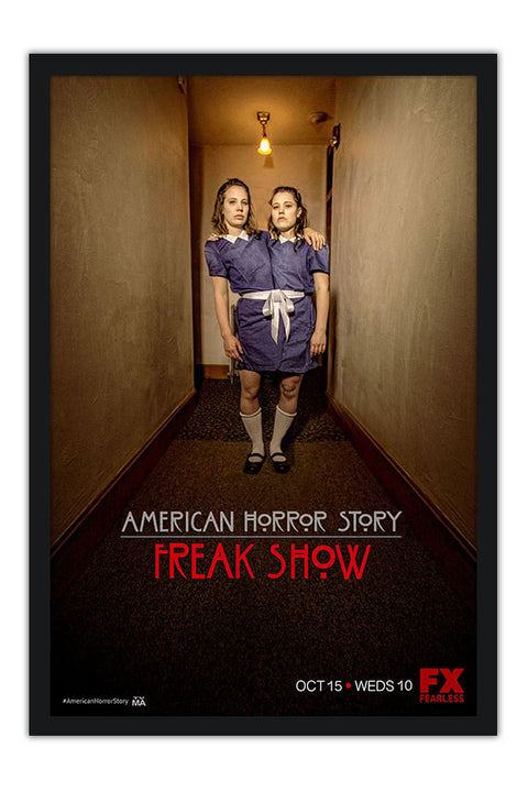 Poster American Horror Story - Freak Show - História de Horror Americana - AHS - Séries