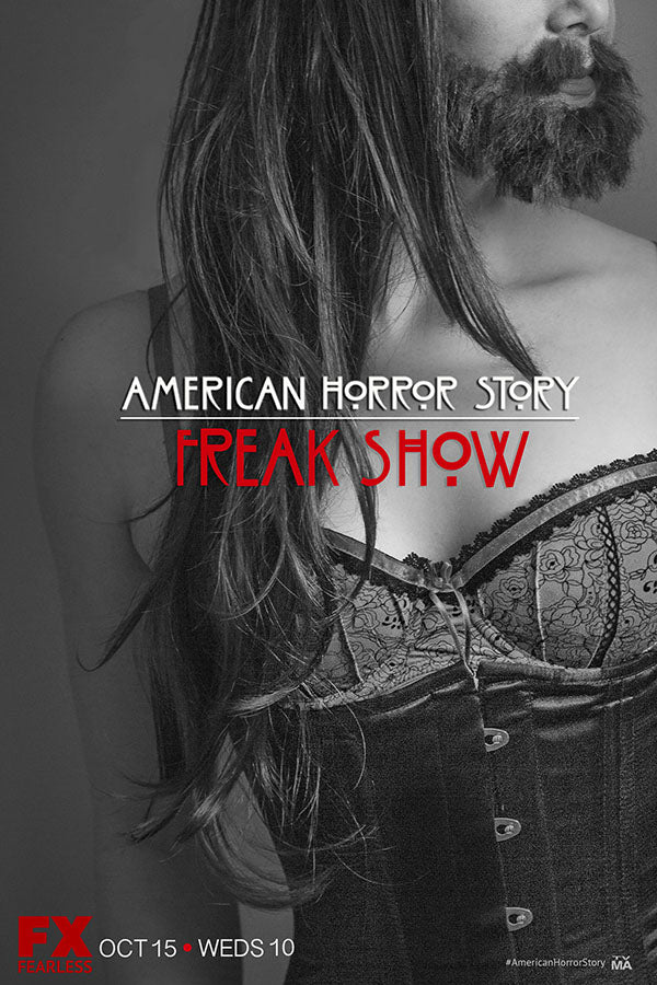 Poster American Horror Story - Freak Show - História de Horror Americana - AHS - Séries
