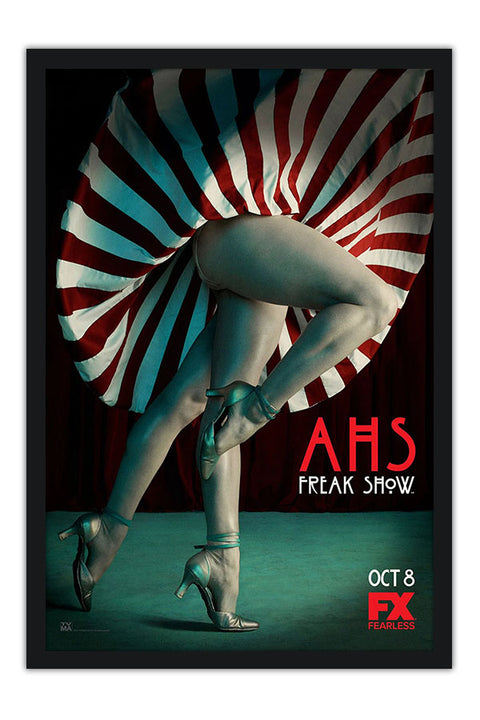 Poster American Horror Story - Freak Show - História de Horror Americana - AHS - Séries