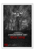 Poster American Horror Story - Freak Show - História de Horror Americana - AHS - Séries