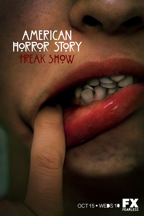 Poster American Horror Story - Freak Show - História de Horror Americana - AHS - Séries