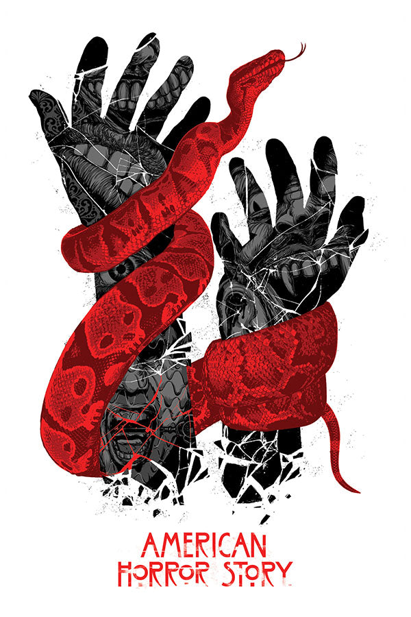 Poster American Horror Story - História de Horror Americana - AHS - Séries