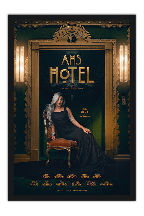Poster American Horror Story - Hotel - História de Horror Americana - AHS - Séries