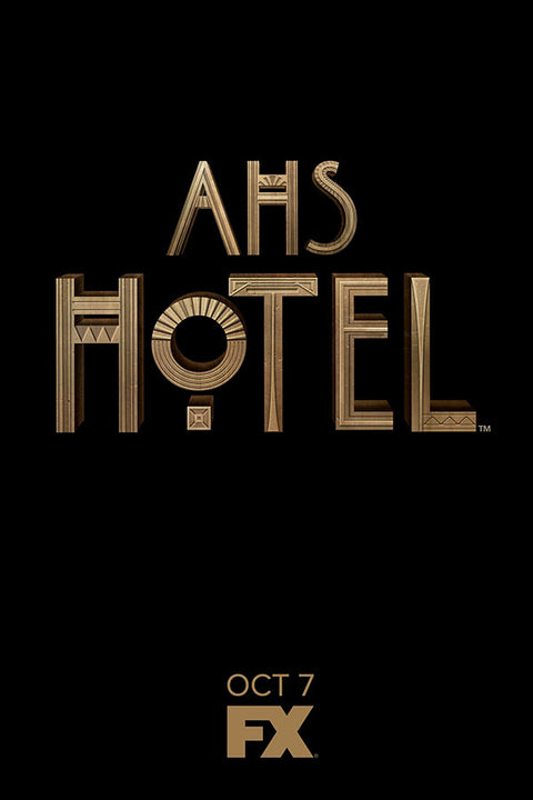 Poster American Horror Story - Hotel - História de Horror Americana - AHS - Séries