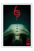Poster American Horror Story - Roanoke - História de Horror Americana - AHS - Séries