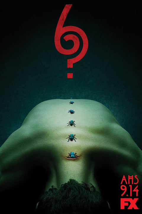 Poster American Horror Story - Roanoke - História de Horror Americana - AHS - Séries