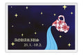 Poster Aquário - Zodíaco - Signos