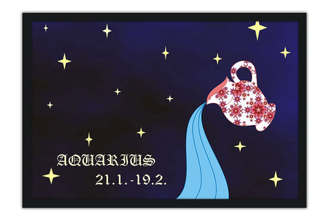Poster Aquário - Zodíaco - Signos