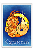 Poster Capricórnio - Zodíaco - Signos