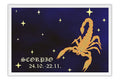 Poster Escorpião - Zodíaco - Signos