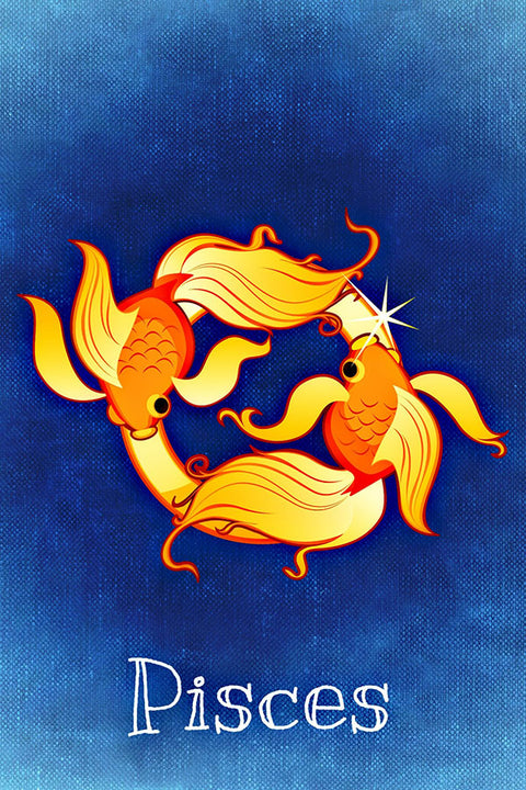 Poster Peixes - Zodíaco - Signos