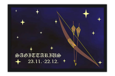Poster Sagitário - Zodíaco - Signos