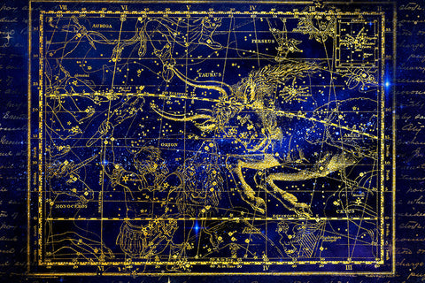 Poster Touro - Constelação - Zodíaco - Signos