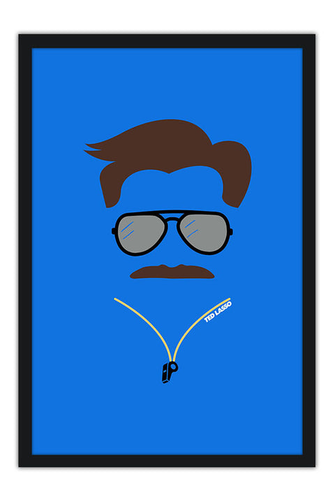 Poster Ted Lasso - Believe - Minimalista - Séries