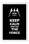 Poster Colecao Keep Calm And Use The Force - Frases