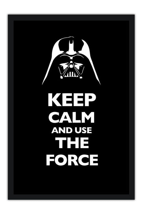 Poster Colecao Keep Calm And Use The Force - Frases