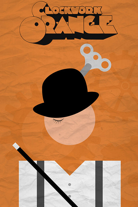 Poster Laranja Mecânica - Clockwork Orange - Stanley kubrick - Filmes