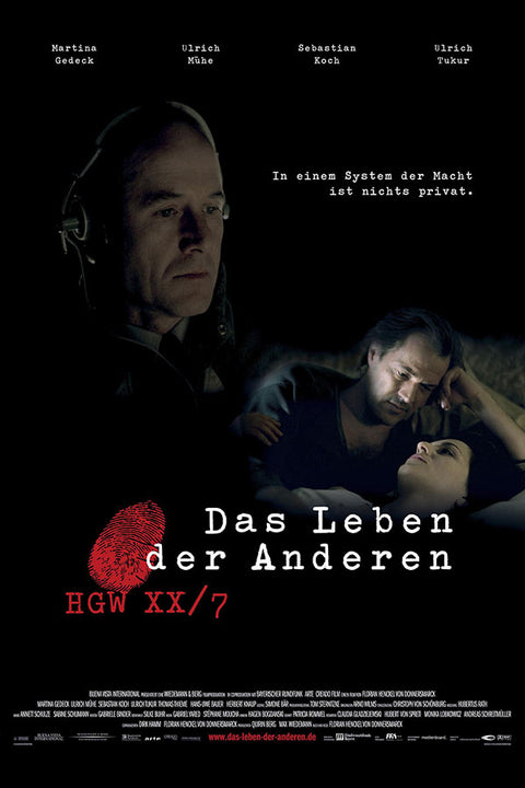 Poster A Vida dos Outros - Das Leben Der Anderen - Filmes