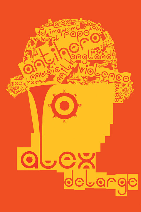 Poster Laranja Mecânica - Clockwork Orange - Stanley kubrick - Filmes