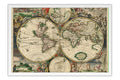 Poster World Map 1689 - Mapas 