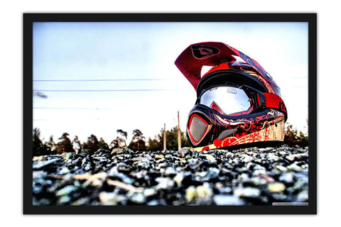 Poster Moto - Capacete - Esportes