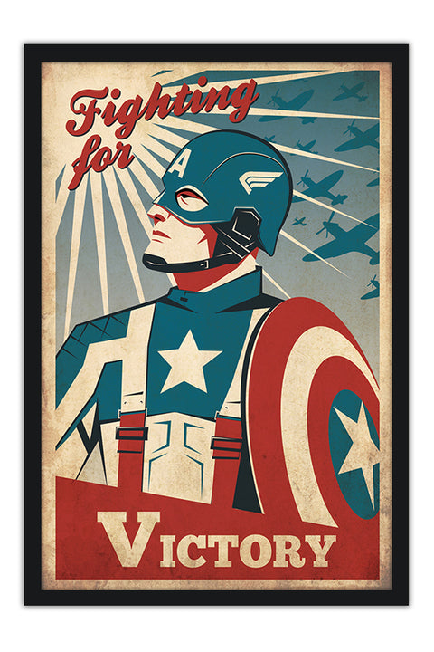 Poster Capitão América - Retrô - Filmes