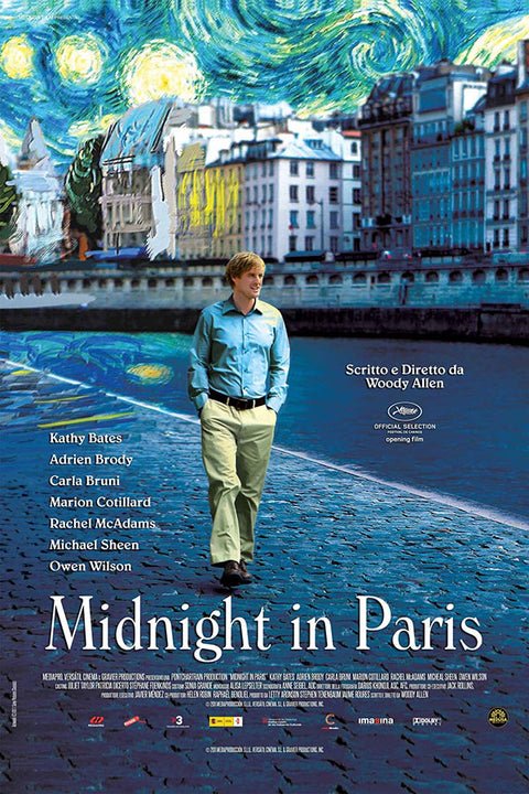 Poster Midnight In Paris - Meia Noite em Paris - Filmes