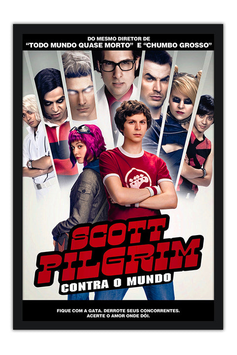 Poster Scott Pilgrim Contra O Mundo - Filmes