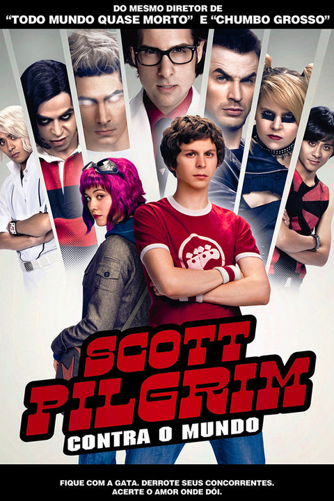 Poster Scott Pilgrim Contra O Mundo - Filmes