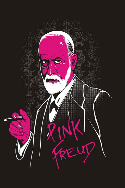 Poster Pink Freud - Paródia Pink Floyd E Sigmund Freud