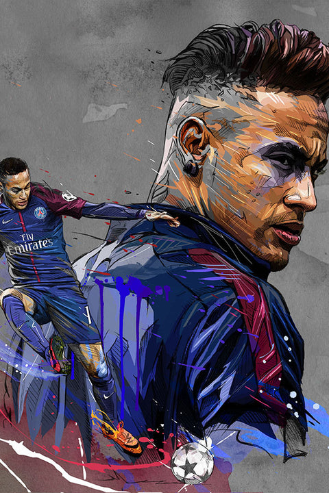 Poster Neymar Jr. - Futebol