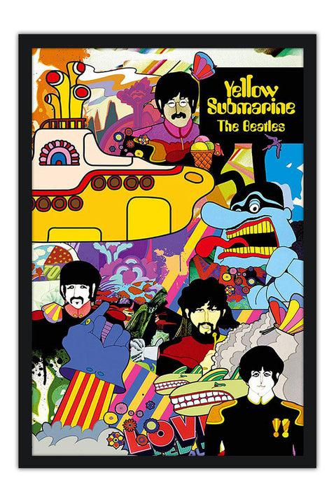 Poster Yellow Submarine - The Beatles - Bandas de Rock