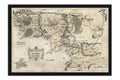 Poster Middle Earth Map - Mapa da Terra Média - Hobbit - Mapas