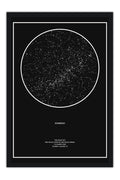 Poster Mapa das Estrelas - Mapas