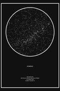 Poster Mapa das Estrelas - Mapas