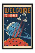 Poster Welcome to Space - Coleção - Retrô - Vintage