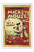 Poster Mickey Mouse Get a Horse - Retrô - Infantil